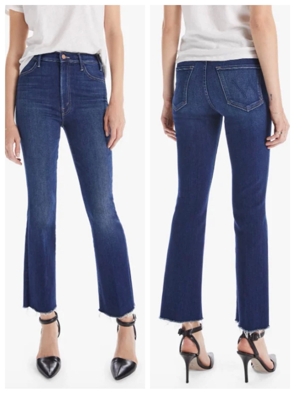MOTHER The Hustler Ankle Fray in Home Movies Wash, Sz 28